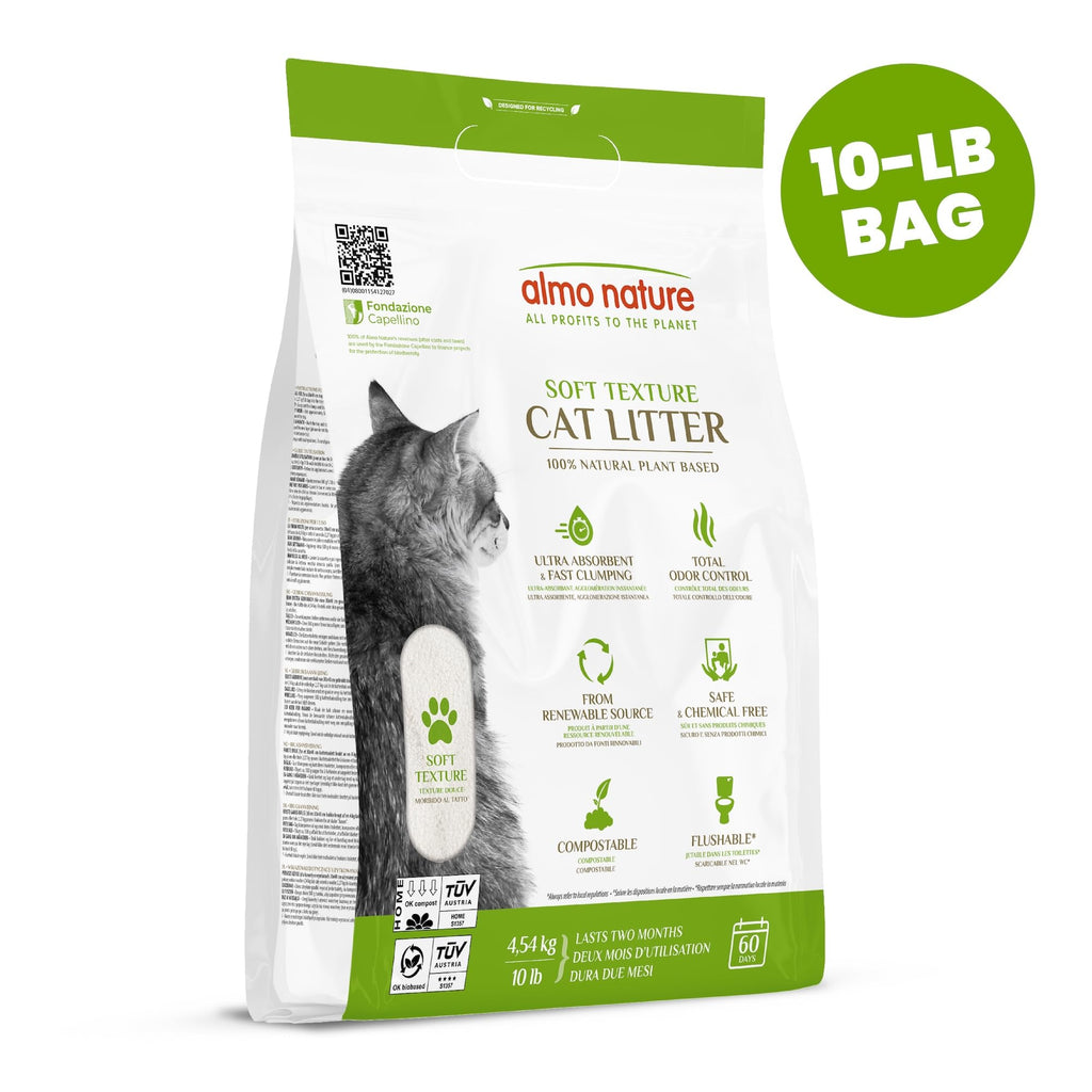 Plant-Based Clumping Biodegradable Cat Litter 10 lbs J6309