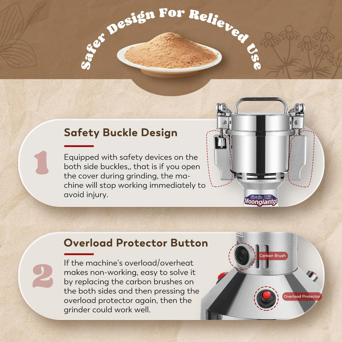 Electric Grain Mill Grinder 150g E789724