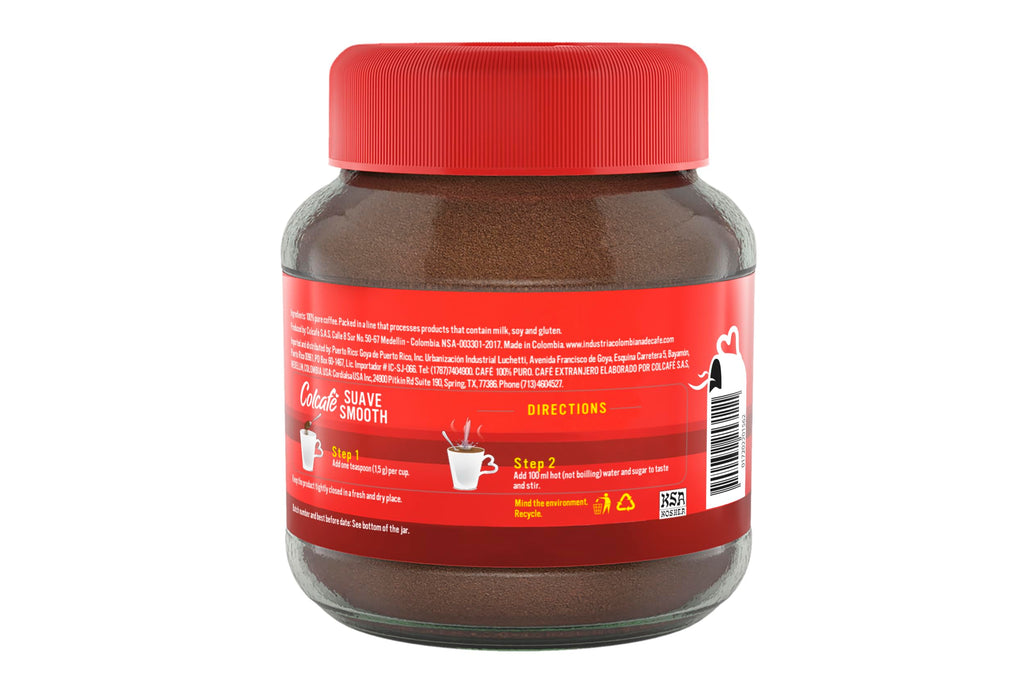 Instant Coffee 100% Colombian 6 Ounce (Pack of 4) O37181
