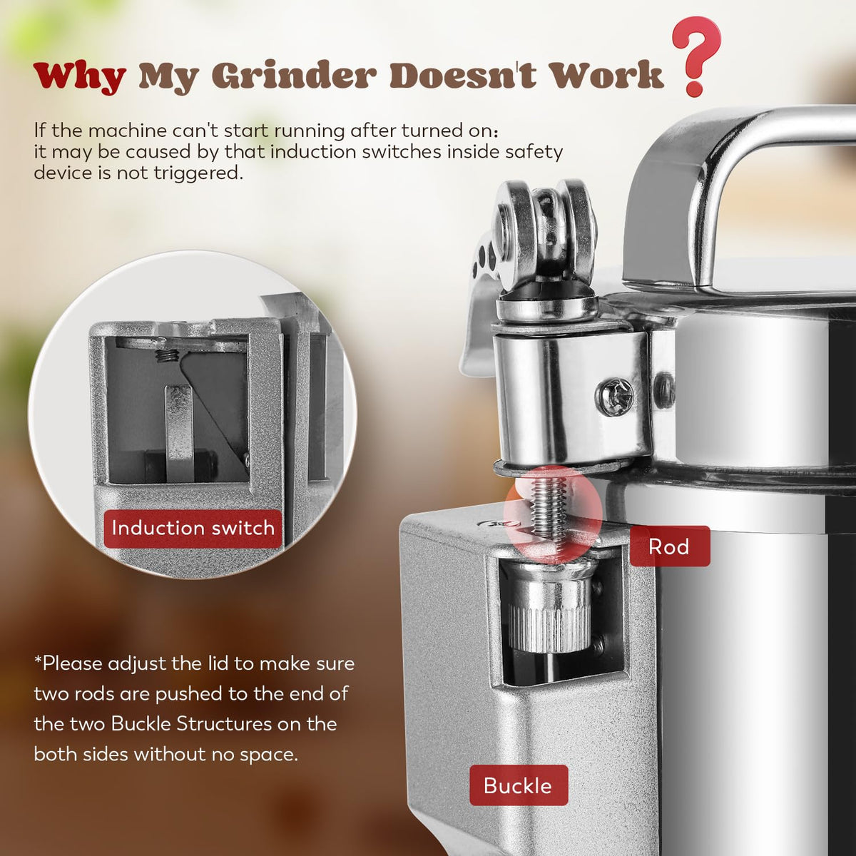 Electric Grain Mill Grinder 150g E789724