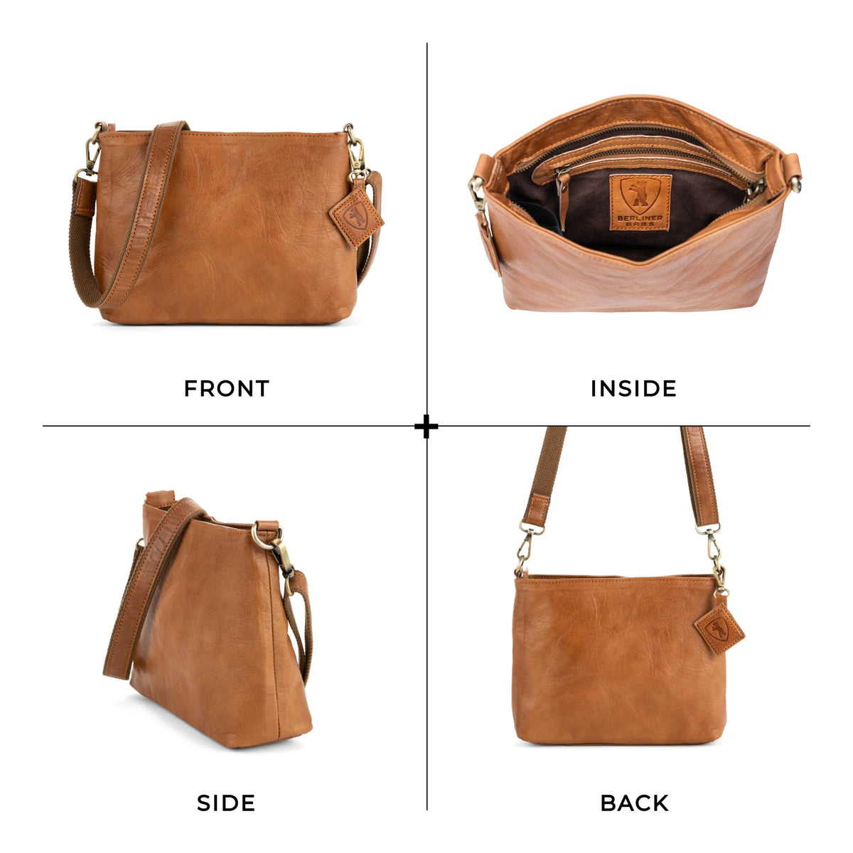 Full Grain Leather Crossbody Purses Q56962