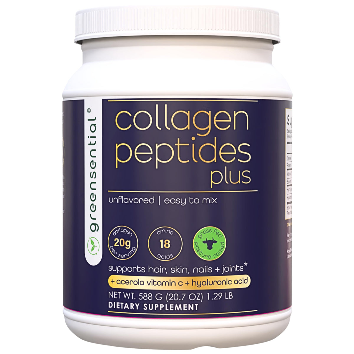 Collagen Peptides Powder 21oz Unflavored I5550