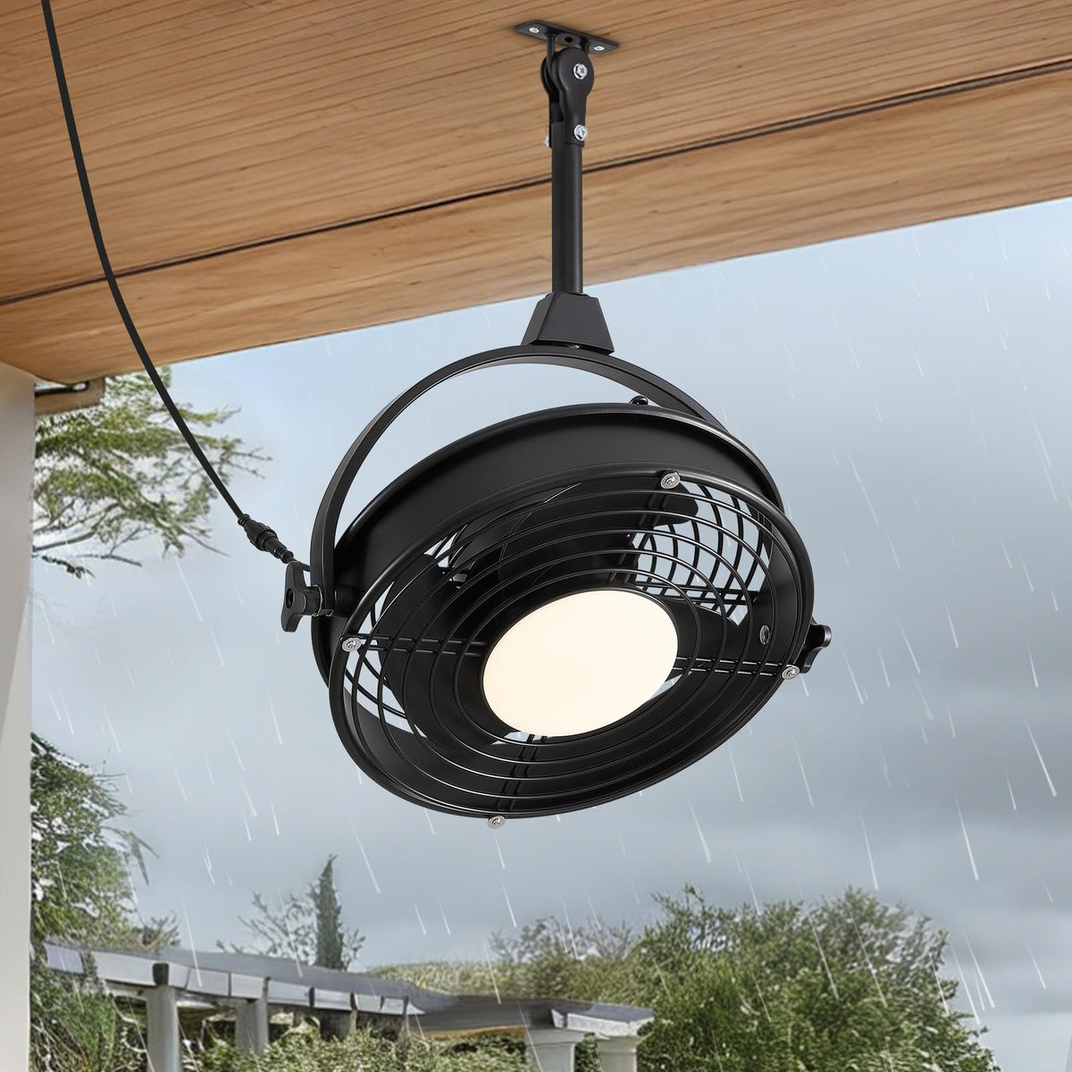20" Outdoor Ceiling Fan with Lights M860
