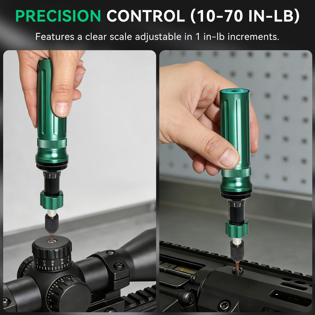 10-70 in-lb 1/4" Drive 24 PCS Torque Screwdriver Set P446
