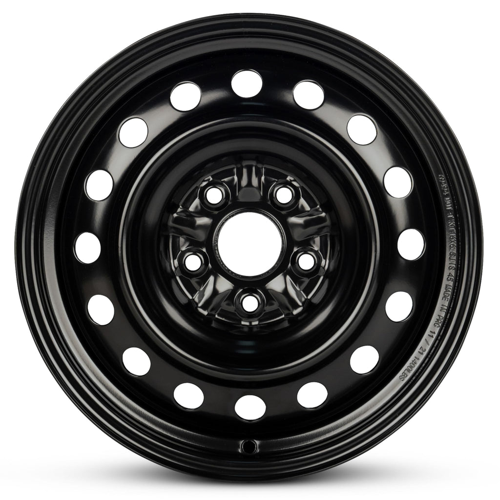 16 Inch Black Steel Rim Car Wheel H3020