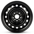 16 Inch Black Steel Rim Car Wheel H3020