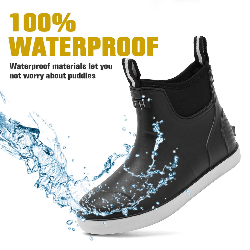 Waterproof Non-Slip Ankle Deck Boots T20070