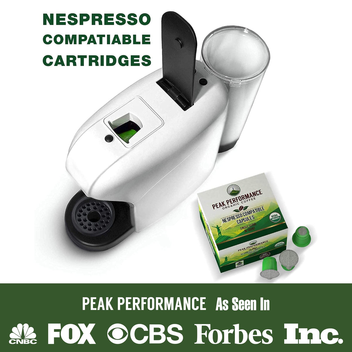 Organic Capsules for Nespresso Machines N62390