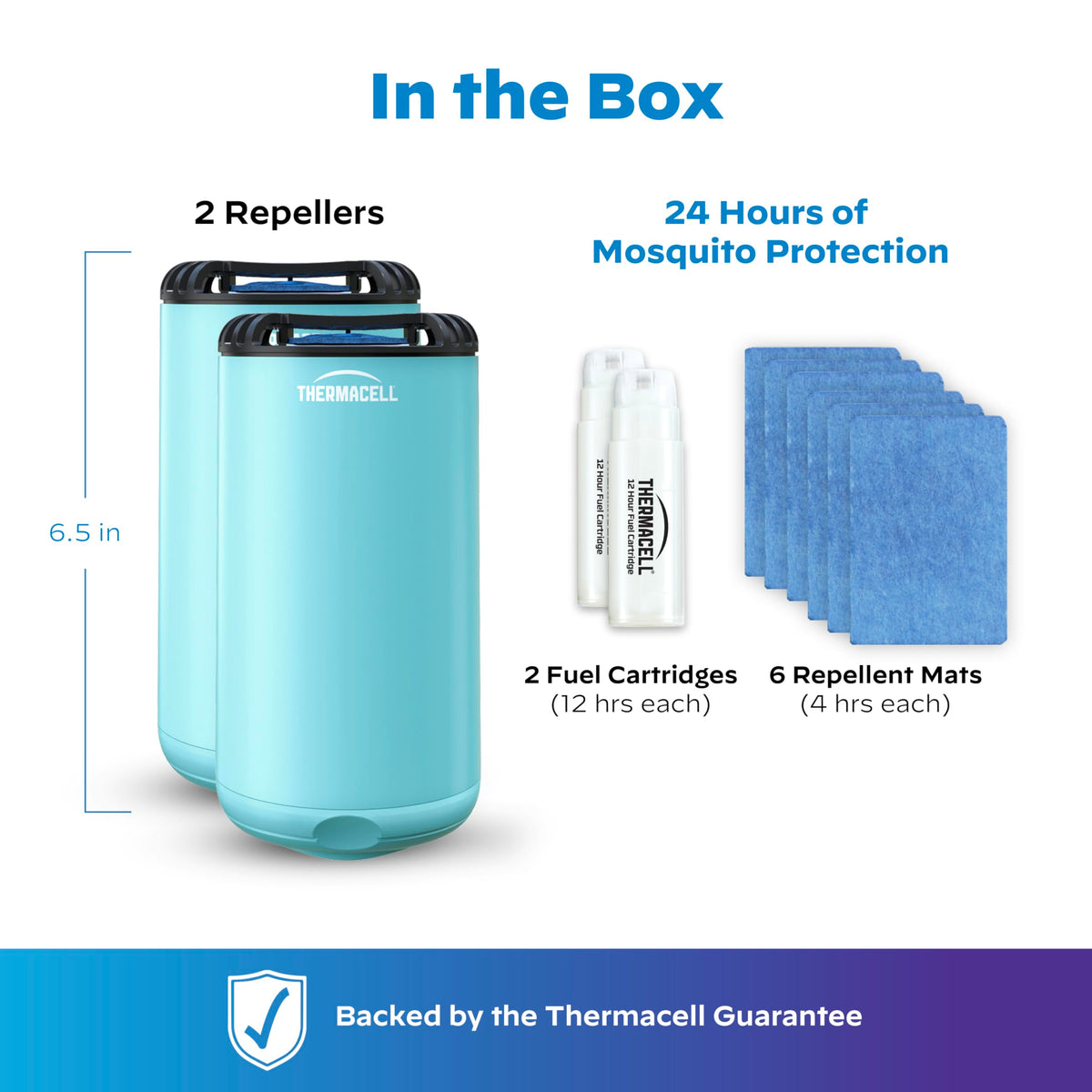 Mosquito Repeller with 24-Hour Refill & 6 Repellent Mats I93070