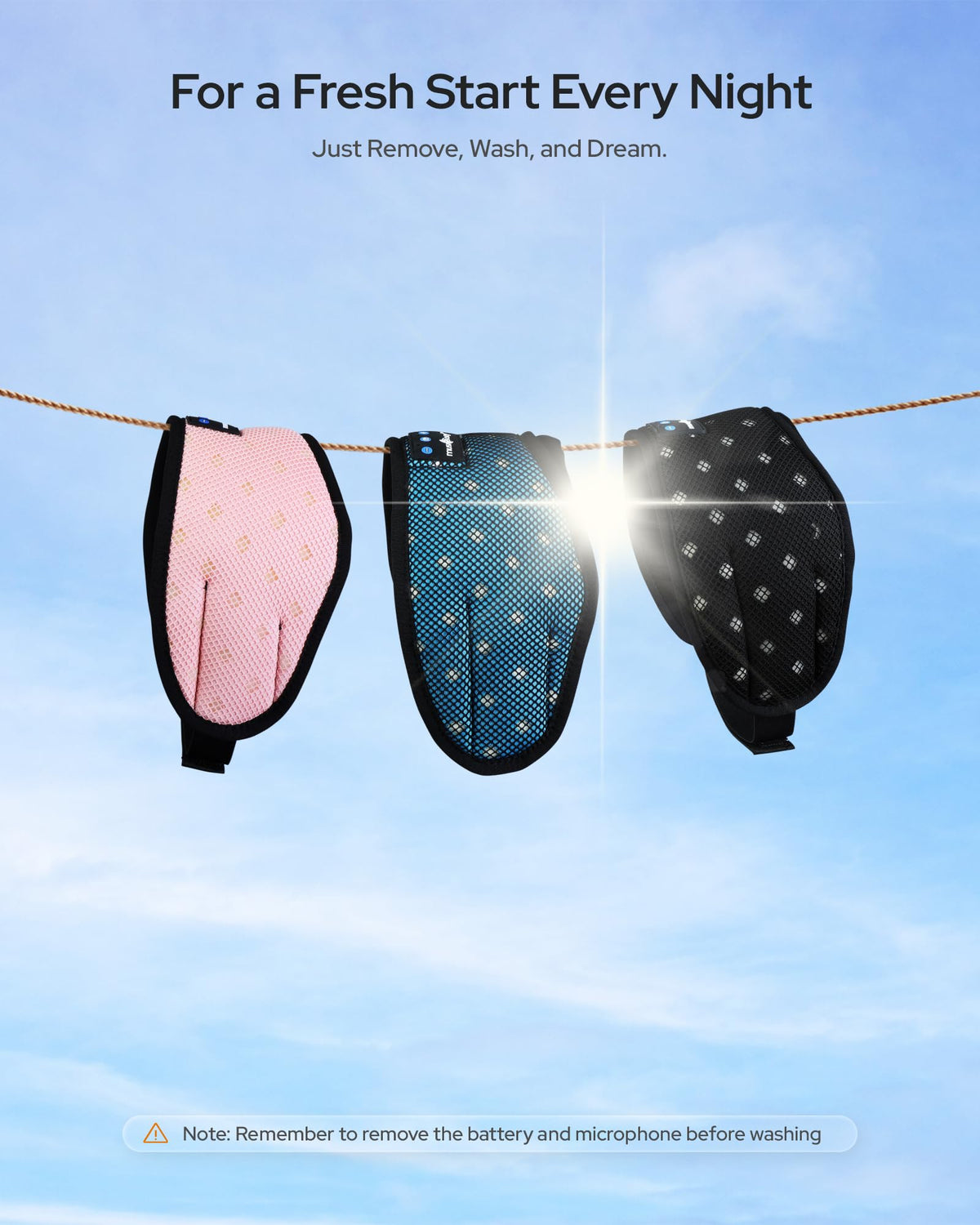 Bluetooth Sleep Mask Headphones H8258