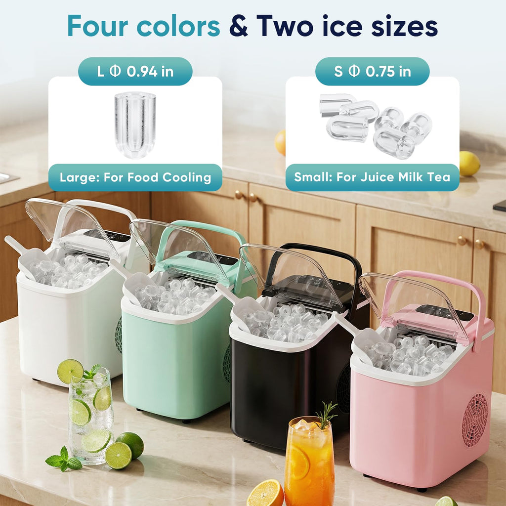 Countertop Ice Maker with Portable Handle H395665