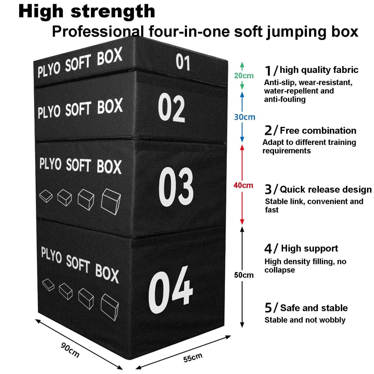 4-in-1 Foam Plyo Box V936