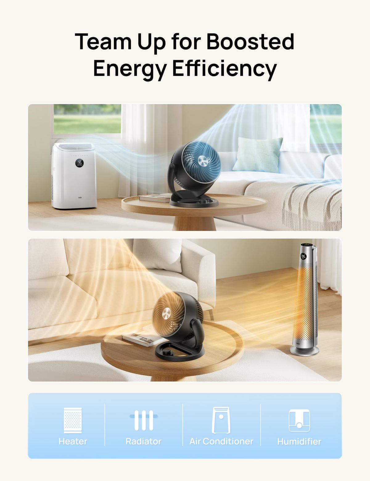 12 Inches 25db Quiet 3 Speeds Table Air Circulator Fan X66771
