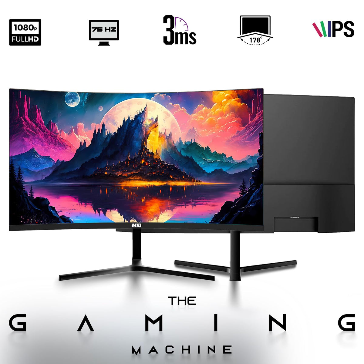 Gaming Tower PC, i5 8th Gen, 16GB RAM, 256GB Nvme J475104