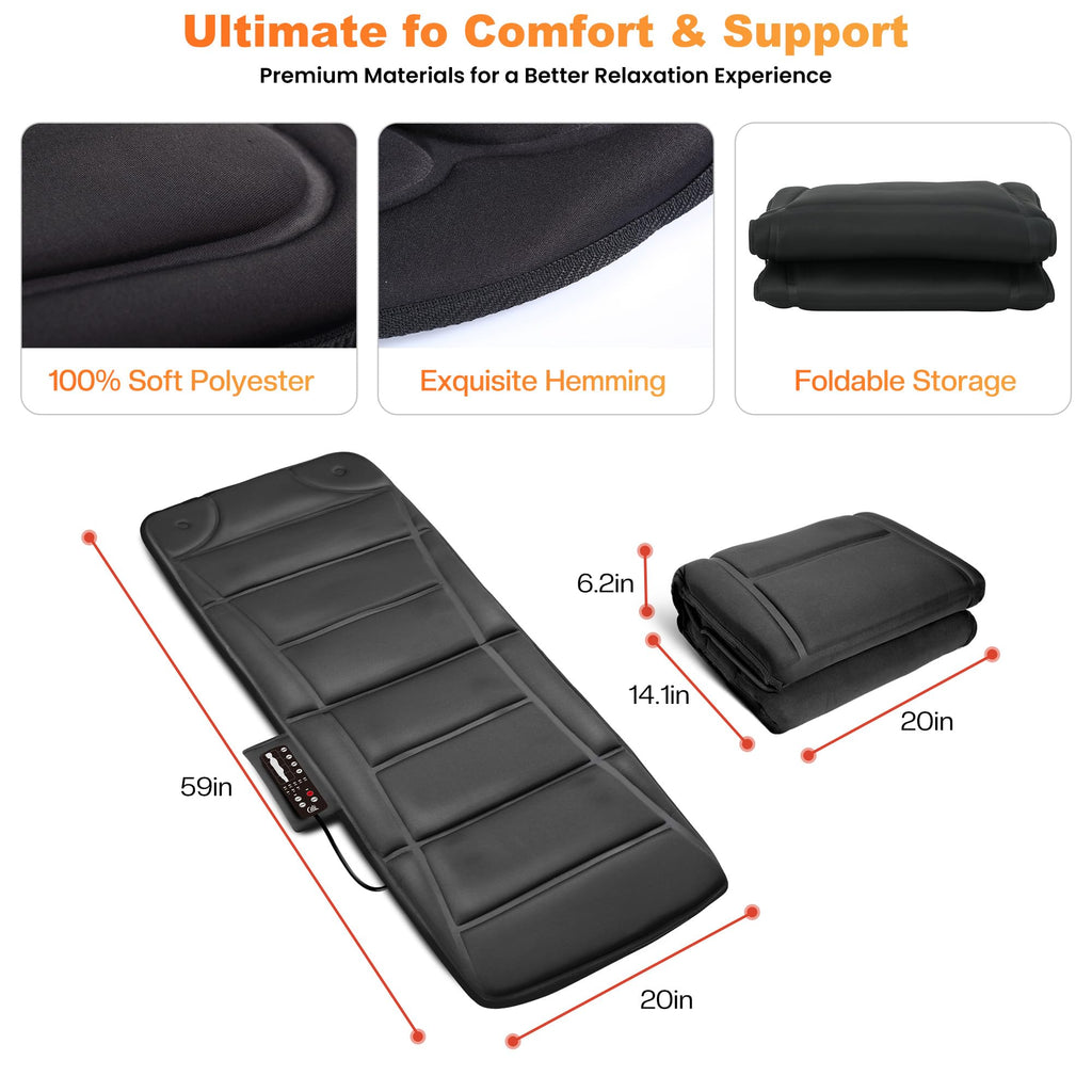 Full Body Massage Mat with Heat W640372