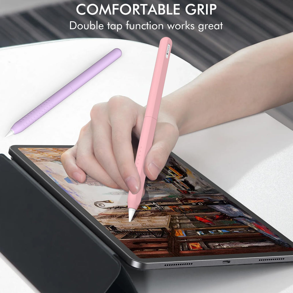 2 Pack Silicone Case for Apple Pencil 2nd Generation N256