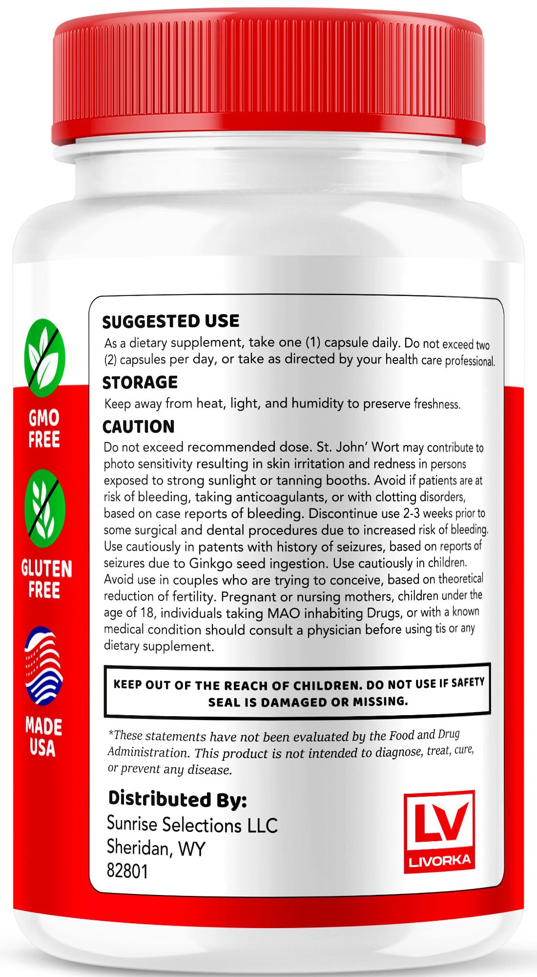 2 Pack 60 Capsules Maximum Strength Capsules Supplement Z302436