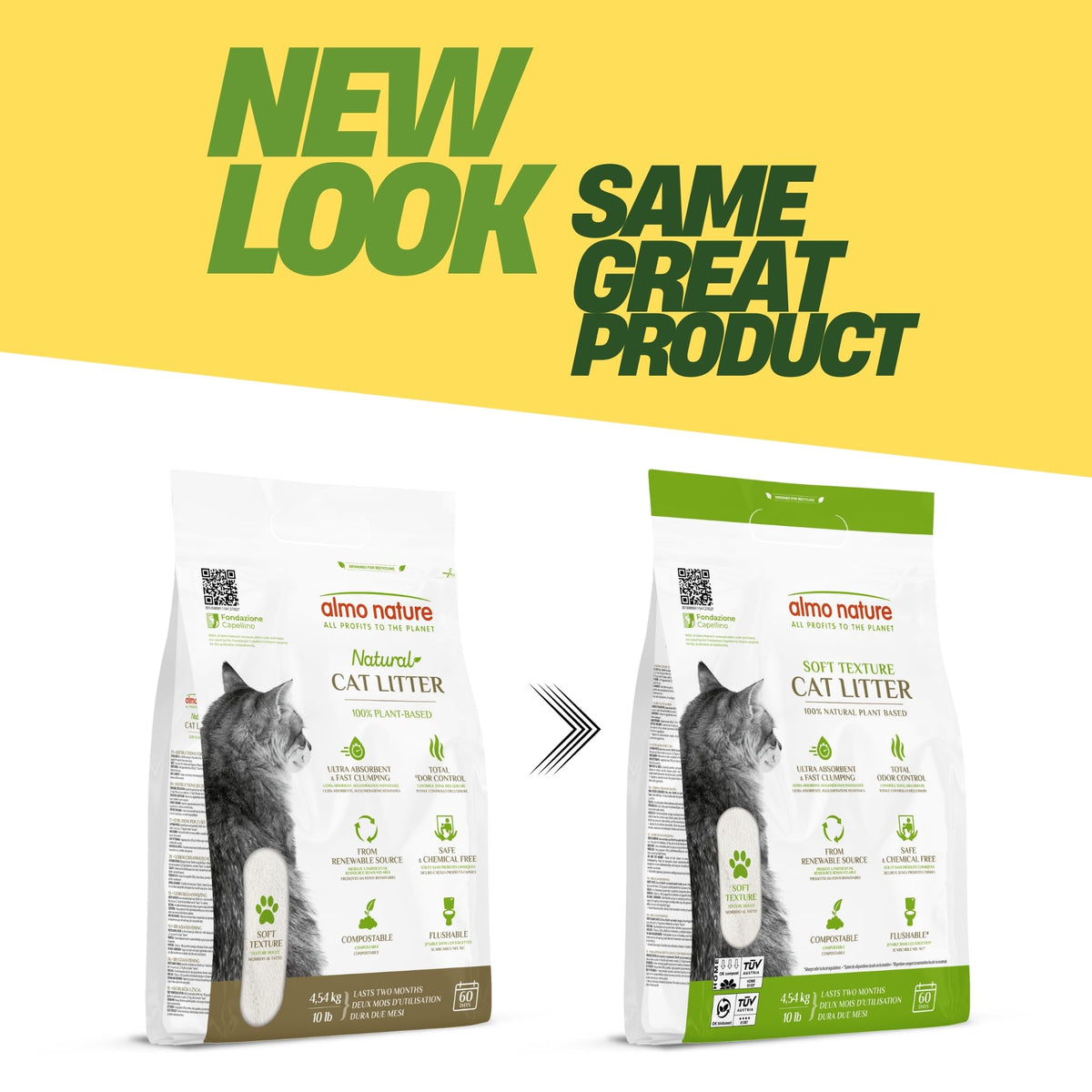 Plant-Based Clumping Biodegradable Cat Litter 10 lbs J6309