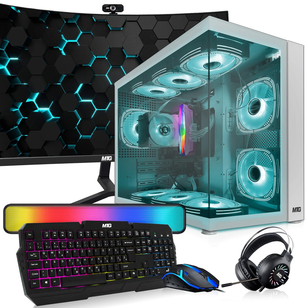 Gaming Tower PC, i5 8th Gen, 16GB RAM, 256GB Nvme J475104