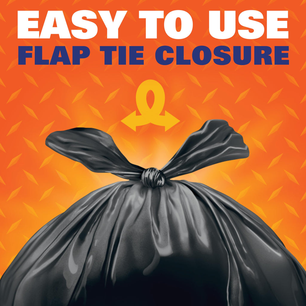 Black 30 Gallon Trash Bags Y600
