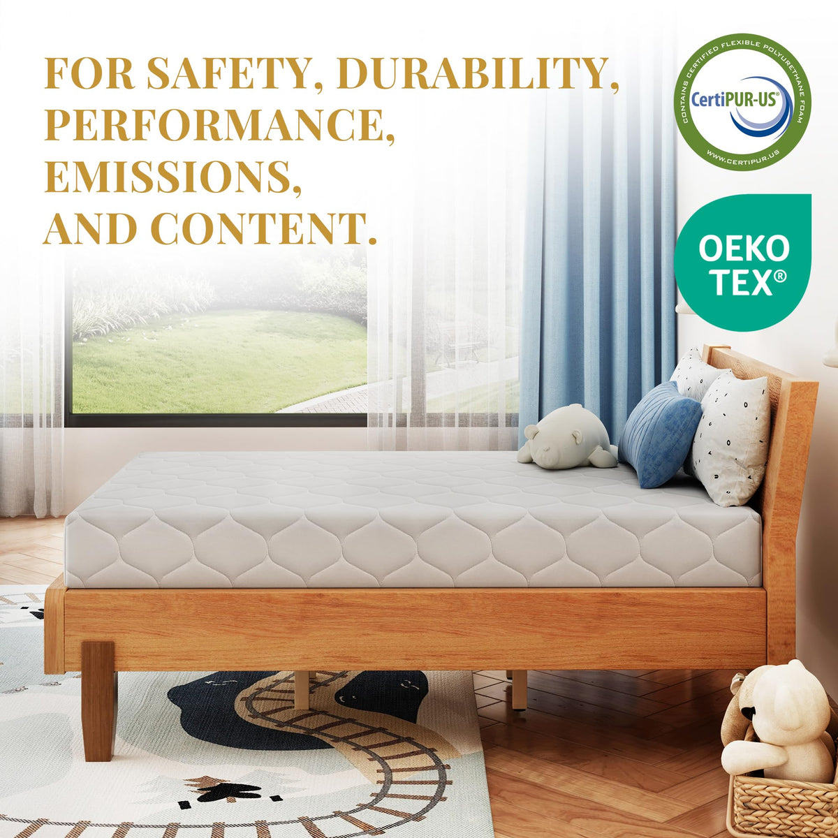 5 Inch Twin Size Memory Foam Mattress G451127
