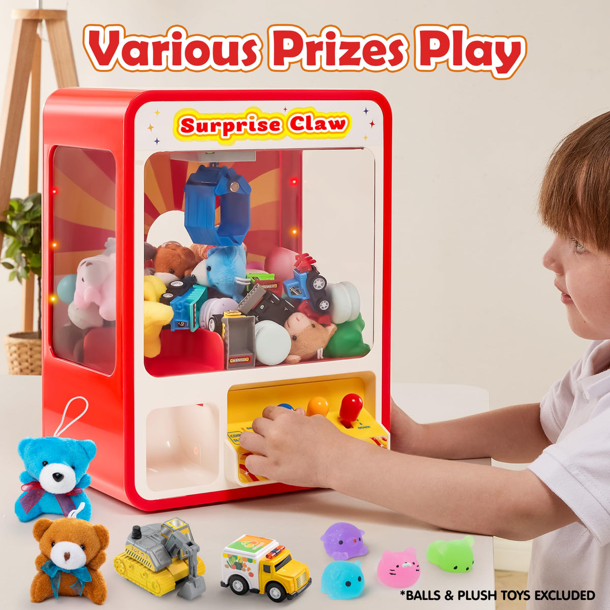 Claw Machine Arcade Toy with LED Light V45595