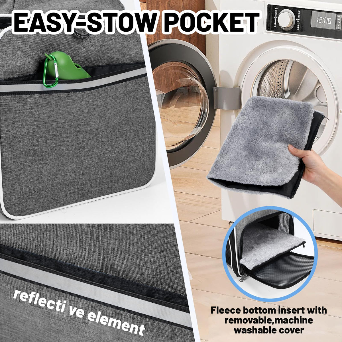 Top-Expandable Cat Carrier 18x11x11 J88441