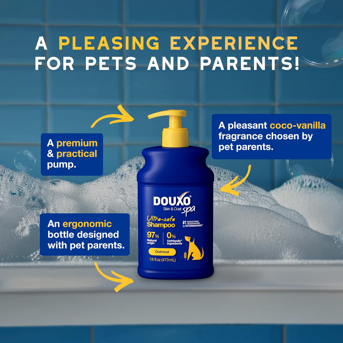 Oatmeal Dog Shampoo, 16 fl oz K585796