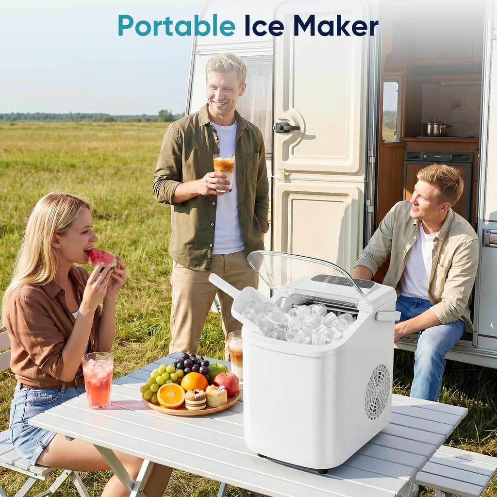 Countertop Ice Maker with Portable Handle H395665