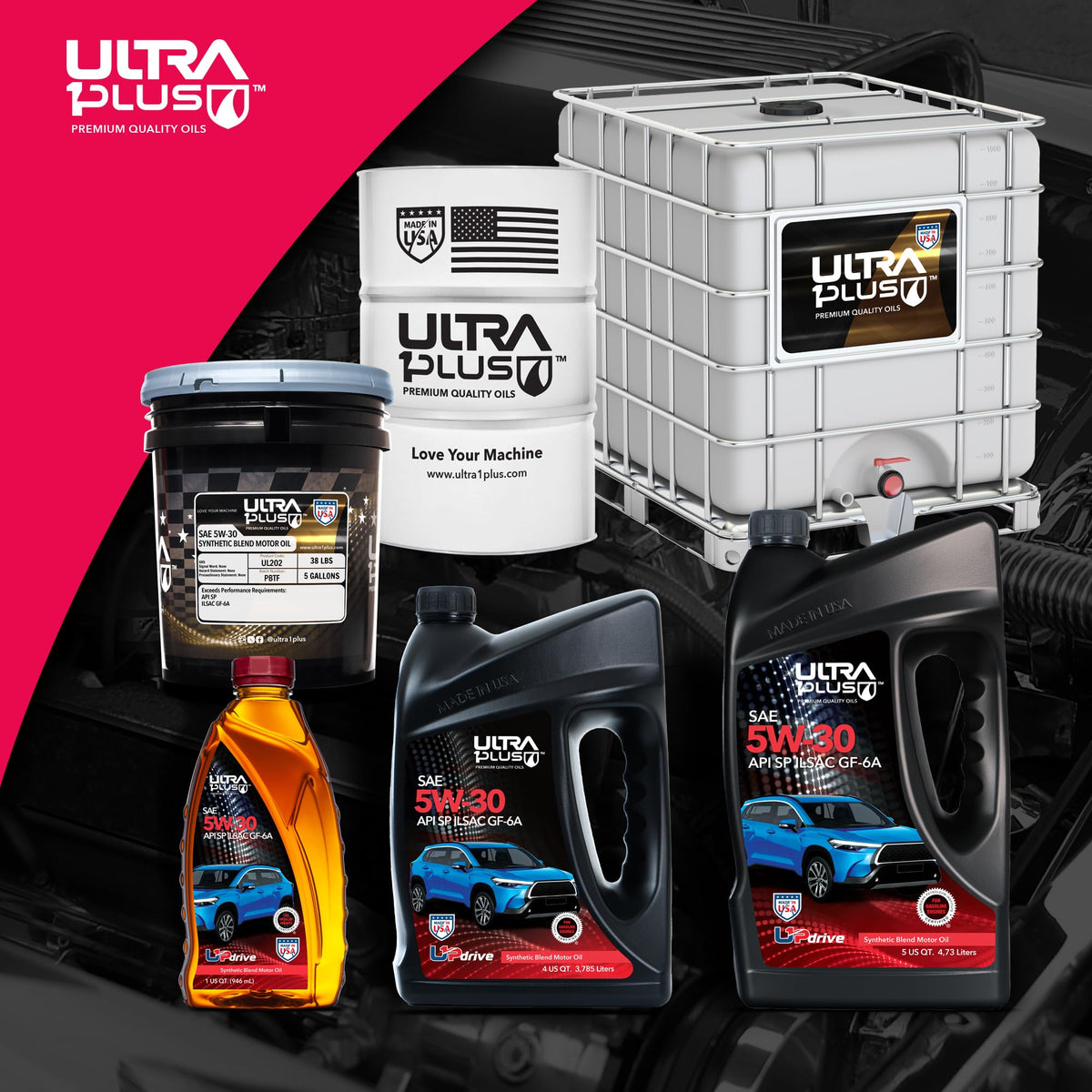 5W-30 Synthetic Blend Motor Oil D665