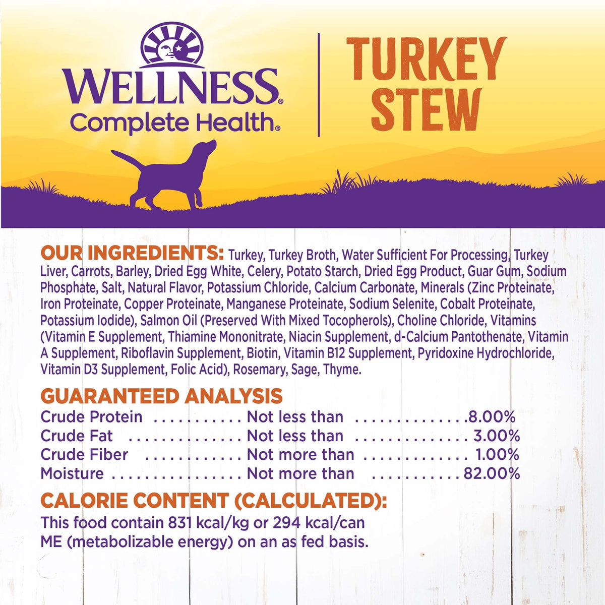 Grain Free Turkey Recipe Canned Wet Dog Food, 12.5 oz, Pack of 12 Cans H1758