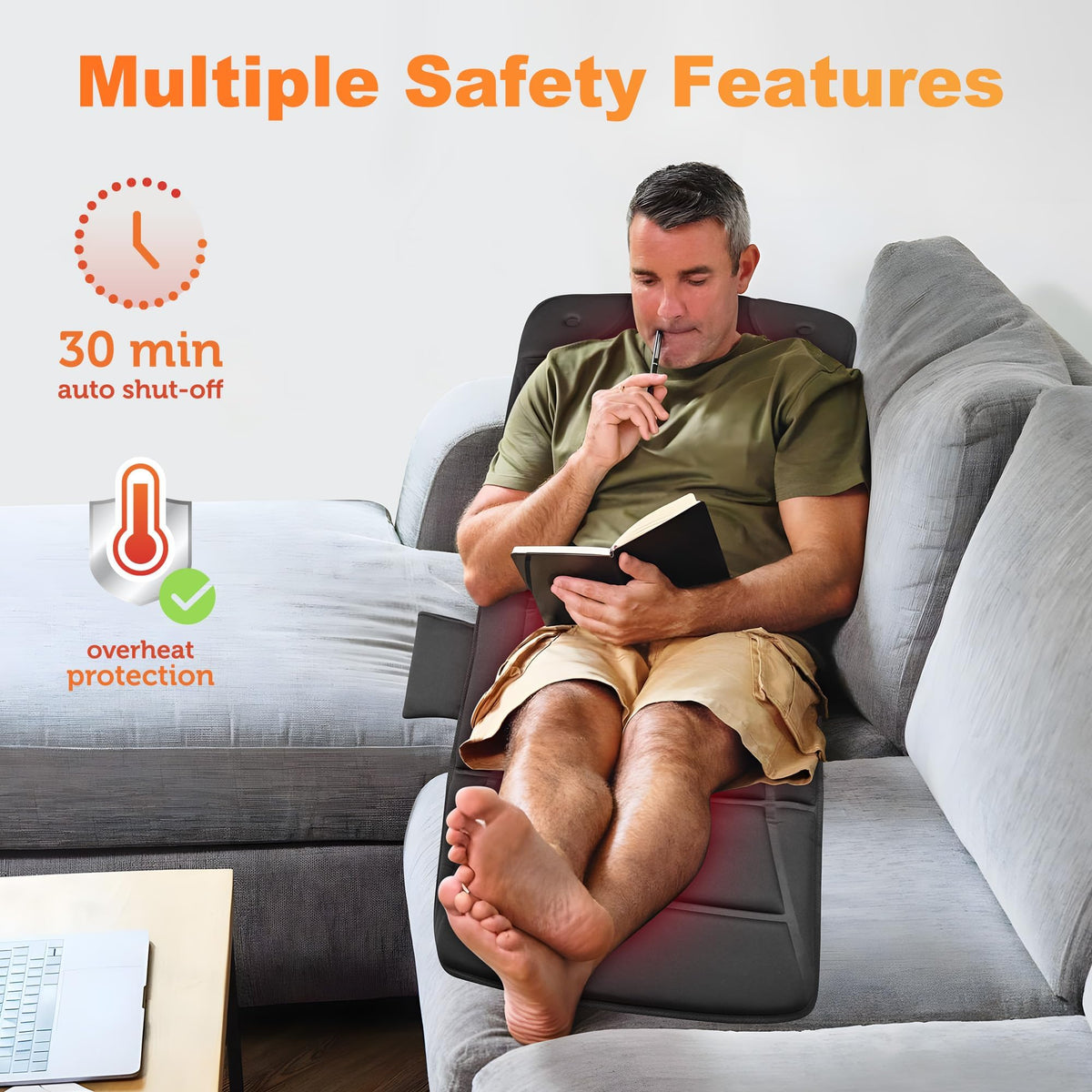 Full Body Massage Mat with Heat W640372