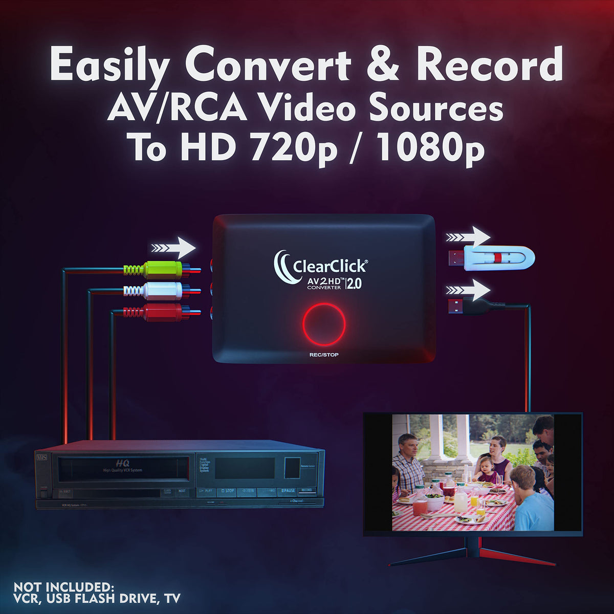 AV RCA to HDMI Converter & Recorder S431