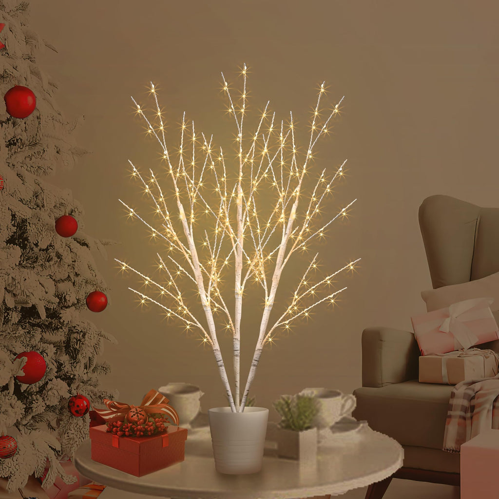 Birch Light Tree with 180 LED Lights N61870