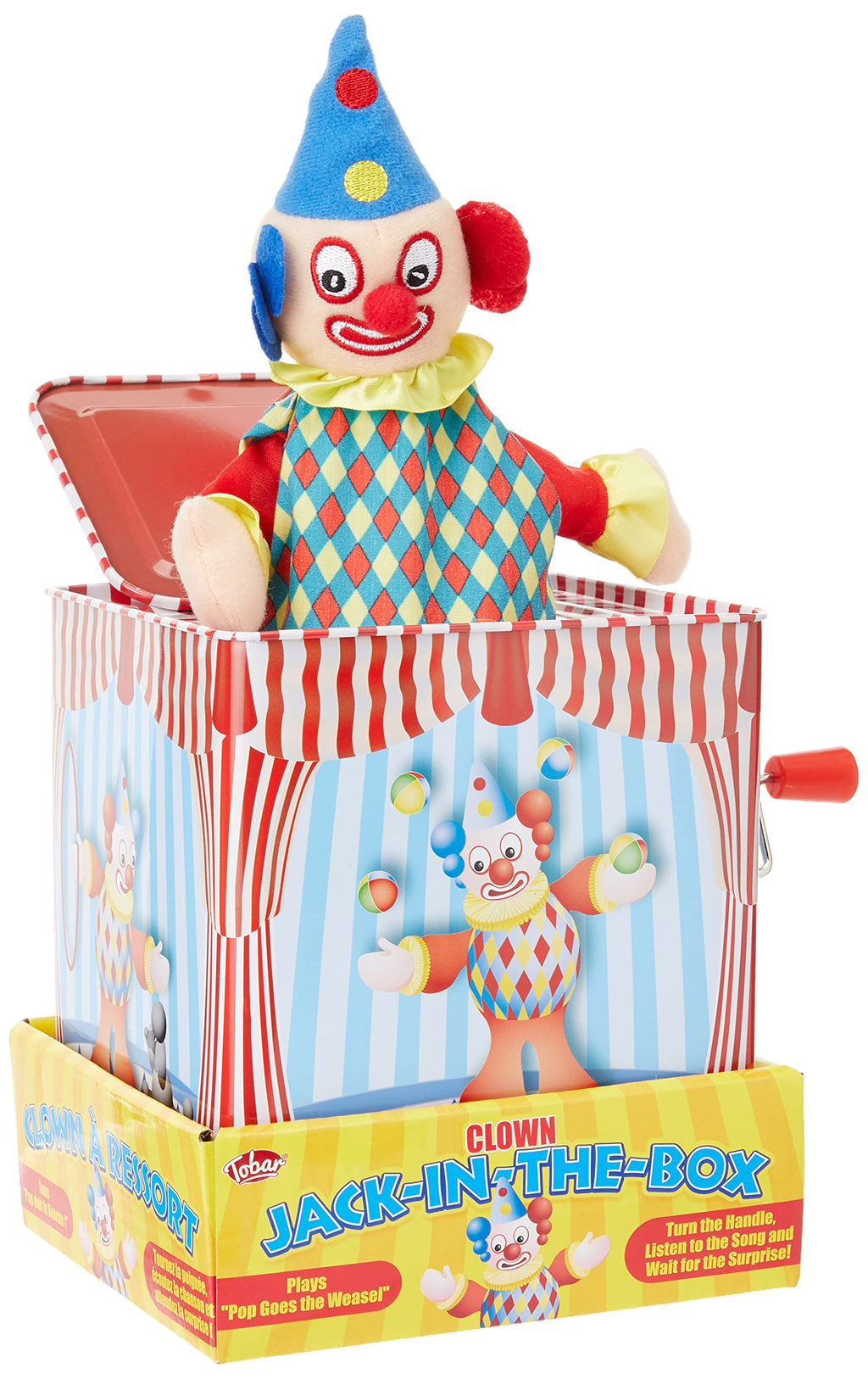 Clown Jack in The Box Tin Toy P67284