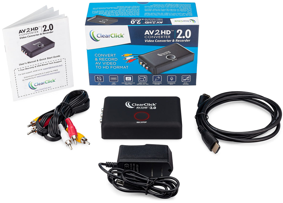 AV RCA to HDMI Converter & Recorder S431