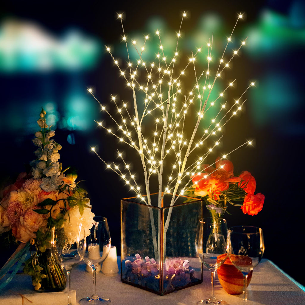 Birch Light Tree with 180 LED Lights N61870