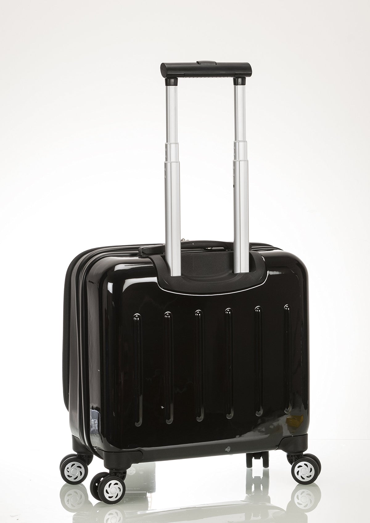 Hardside Rolling Computer Case, Carry-On, Black D960