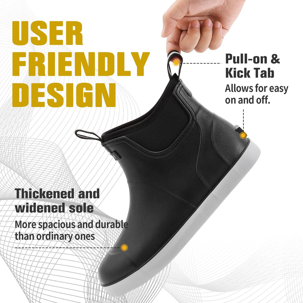 Waterproof Non-Slip Ankle Deck Boots T20070