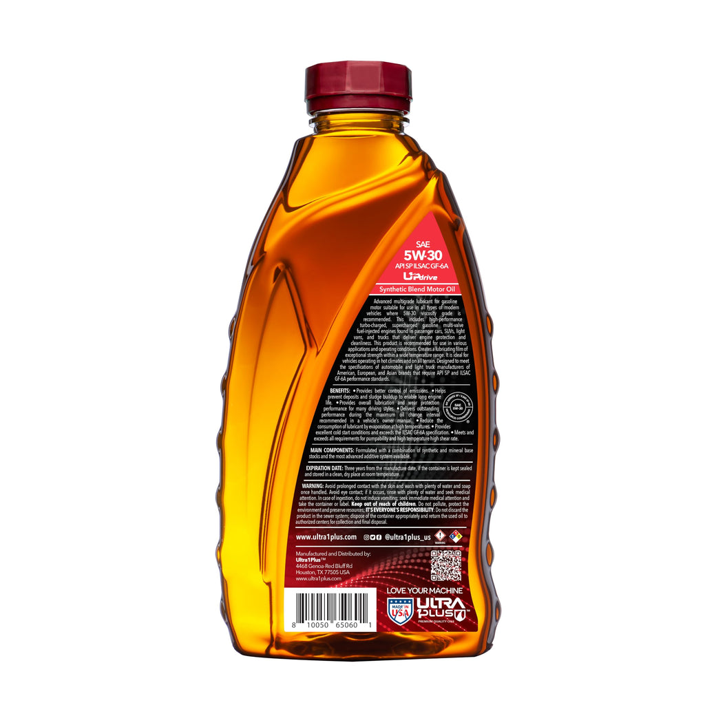 5W-30 Synthetic Blend Motor Oil D665