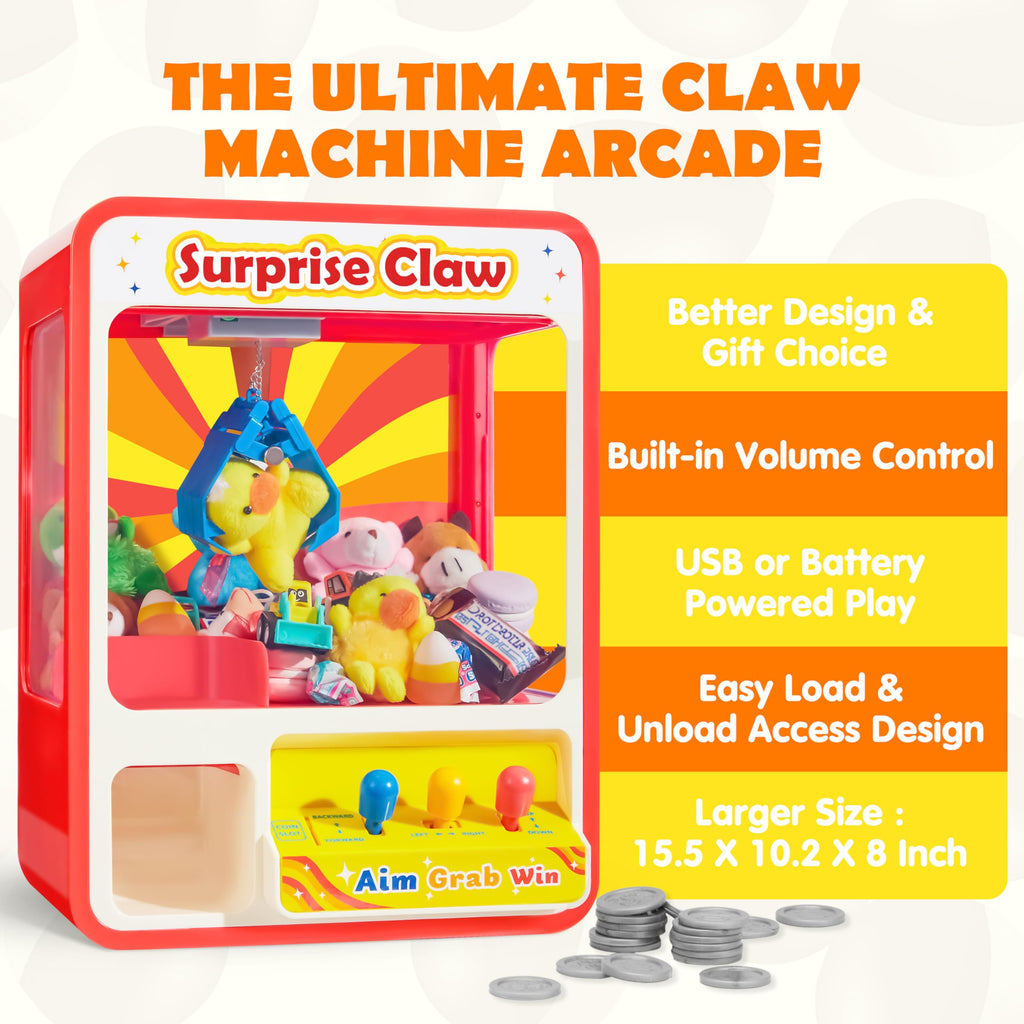 Claw Machine Arcade Toy with LED Light V45595