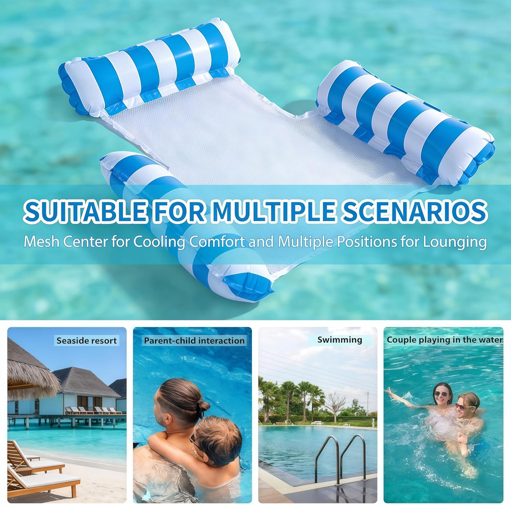 4 Pack Inflatable Pool Float Chair I6767