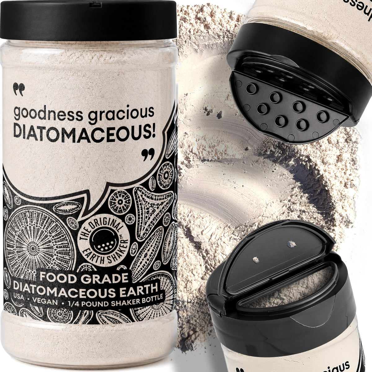 Diatomaceous Earth Shaker 1 Pint R953411