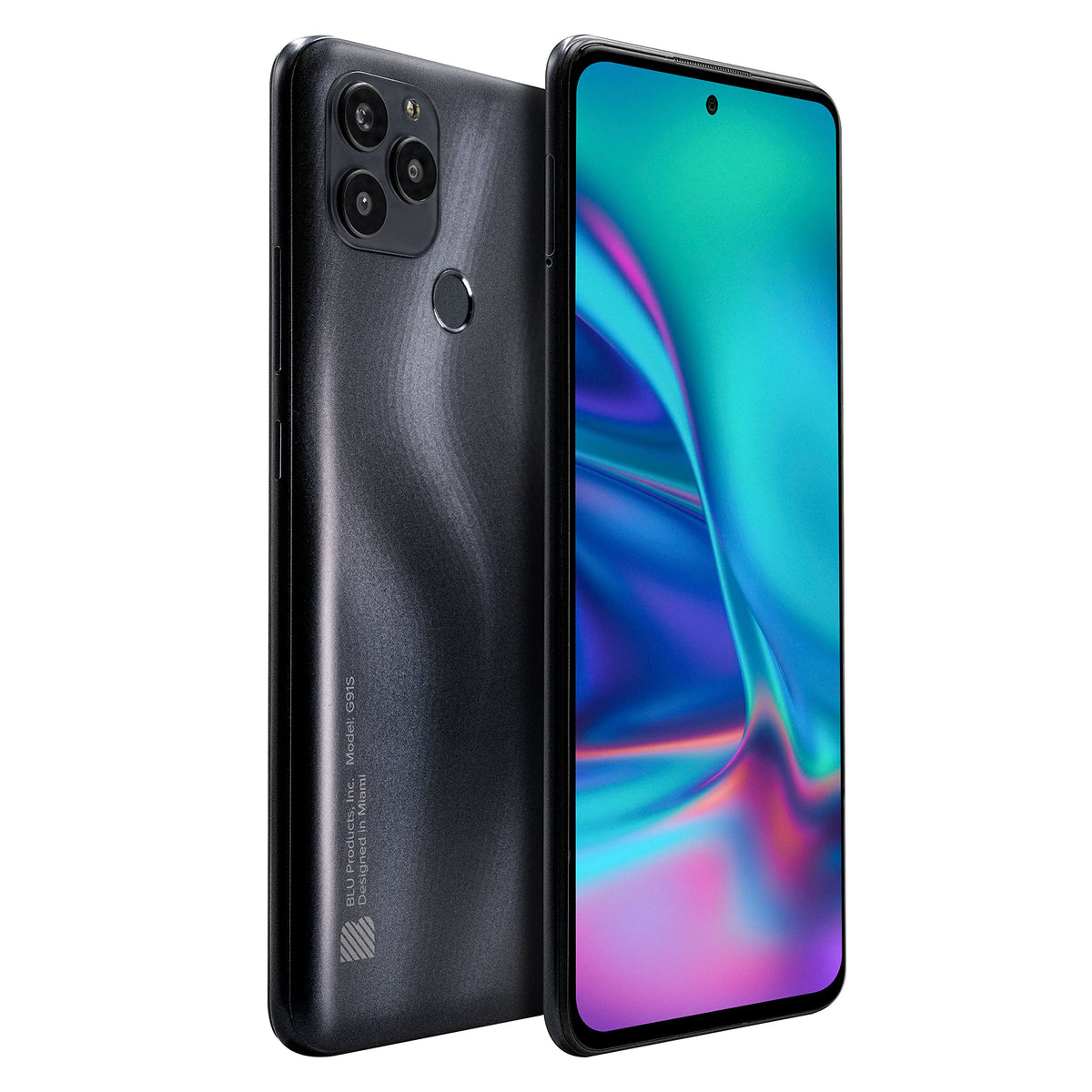 Unlocked 6.8” Full HD+ Display 128GB 48MP Triple Camera Gray Smartphone H54492
