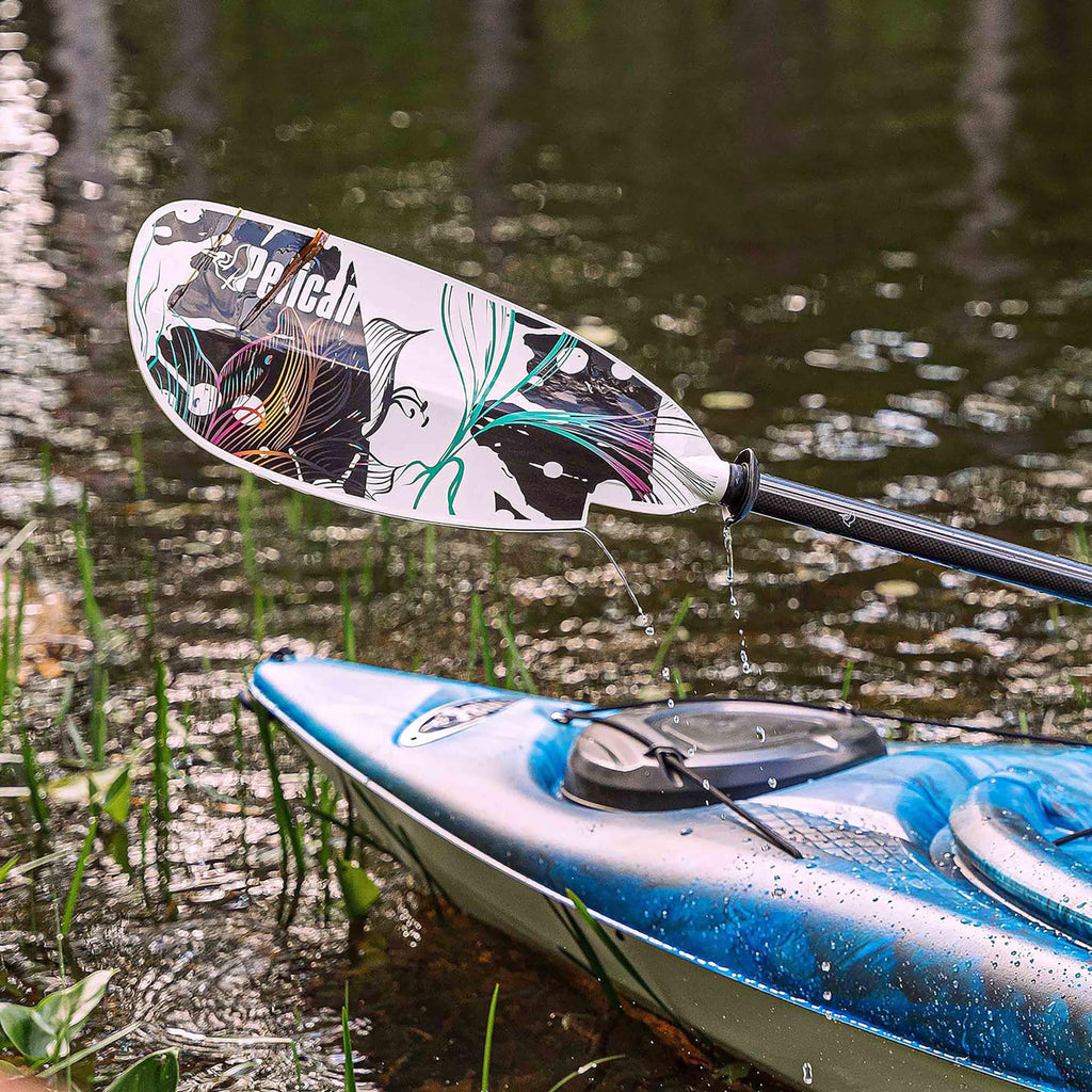 Adjustable Fiberglass Kayak Paddle with Nylon Blades R384962
