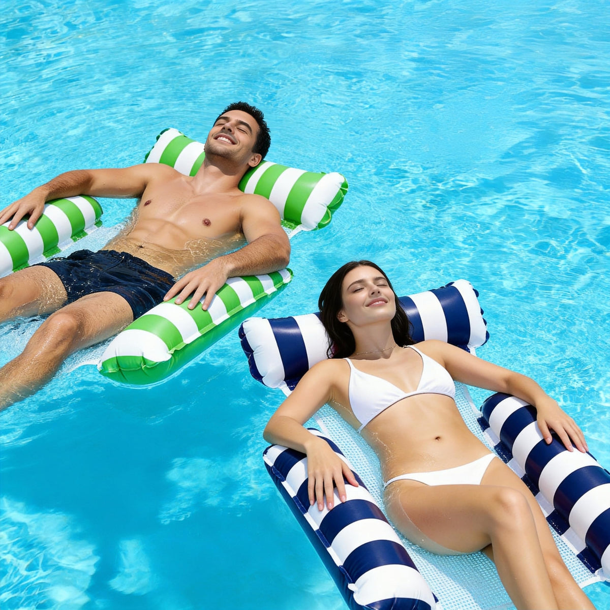 4 Pack Inflatable Pool Float Chair I6767