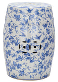 Blue Ceramic Garden Stool F5730