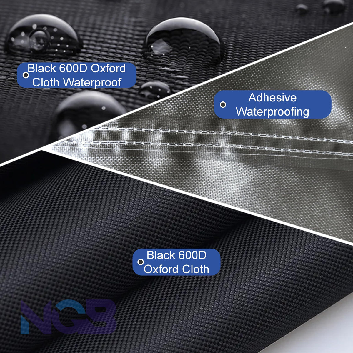 Waterproof Oxford Fabric Outdoor Kennel Cover P8347